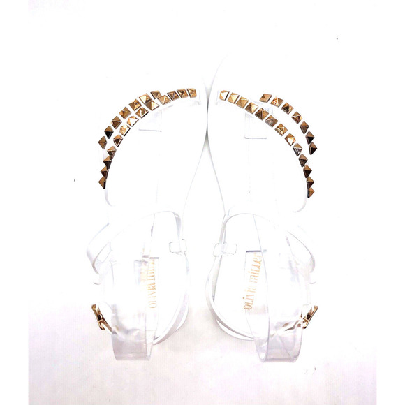 Olivia Miller Tramore Jelly Studded Sandals - White , US 8 - Picture 7 of 10